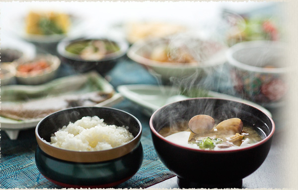 夕日ヶ浦の朝ごはん